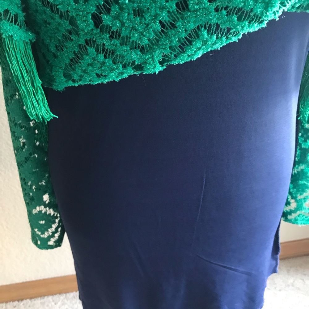 Judith March Green Scoop Neck Dress size M - Picture 5 of 8